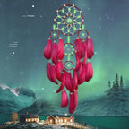 Boho Dream Catcher Hand-woven Feathers Wind Chimes Living Room Bedroom Hanging Ornaments Unique Birthday Gifts Home Decorations