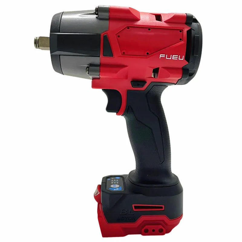 For Milwaukee 18V Battery Electric Wrench 2000N.M High Torque 1/2'' Brushless Impact Wrench Car Truck Repair Construction Tools