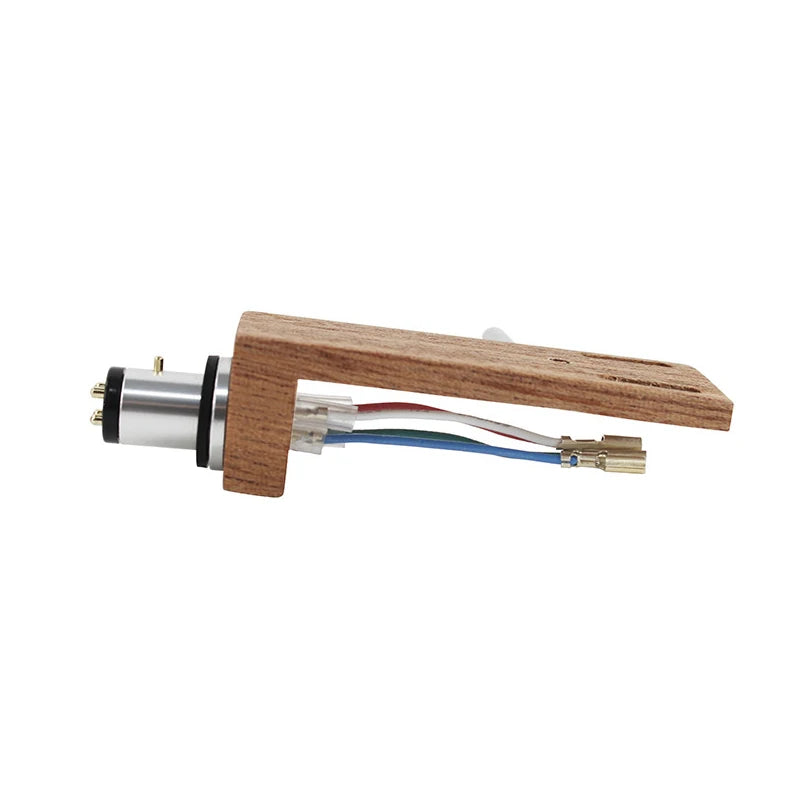 LP Vinyl Record Turntable Solid Wood Cartridge Stylus Headshell With Connecting Line Counterweight For Phonograph Accessories
