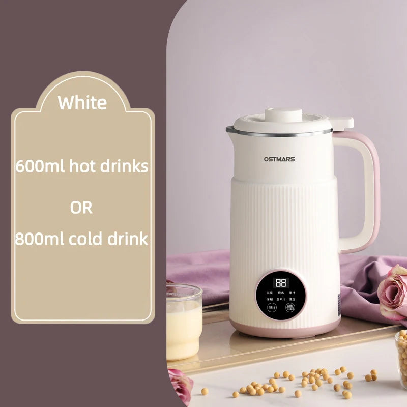 800ml/1200ml Soybean Milk Machine High Speed Blenders Electric Juicer Filter-free Soy Milk Maker Blender Mixer Fresh Juice Maker