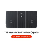 YZ For Tesla Model Y Juniper 2021-2025 TPE Trunk Rear Seat Back Cover Backrest Protector Cover Protection Mat Accessories