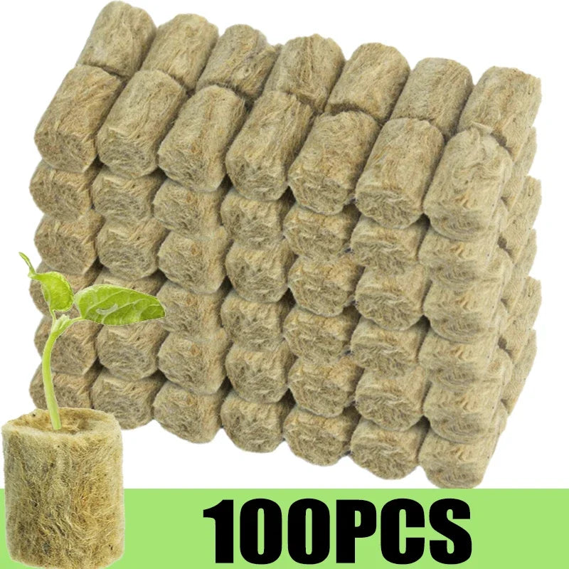Seedling Grow Plug Sponge Block Starter Stonewool Planting Cubes Soilless Hydroponics Cuttings Garden Plants Propagation Tools