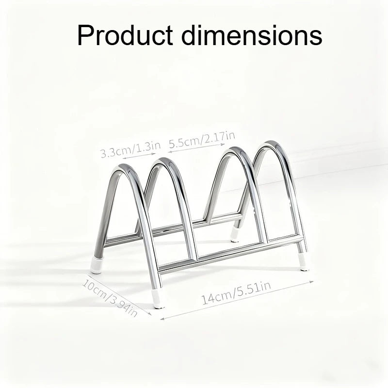Stainless Steel Pot Lid Rack Multi-functional Cutting Board Rack Chopping Board Rack Tray Storage Rack Kitchen,Organizer Kitchen