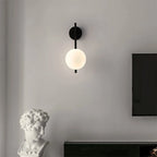 Interior LED Wall Lamps Wall Lighs with G9 Bulb Frosted Glass Ball Black Gold Bedroom LED Wall Sconce for Home Luminuaire Lamp