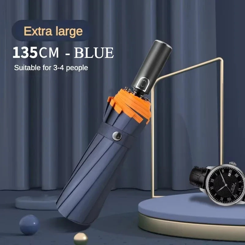 Super Large 135CM Automatic Folding Umbrella