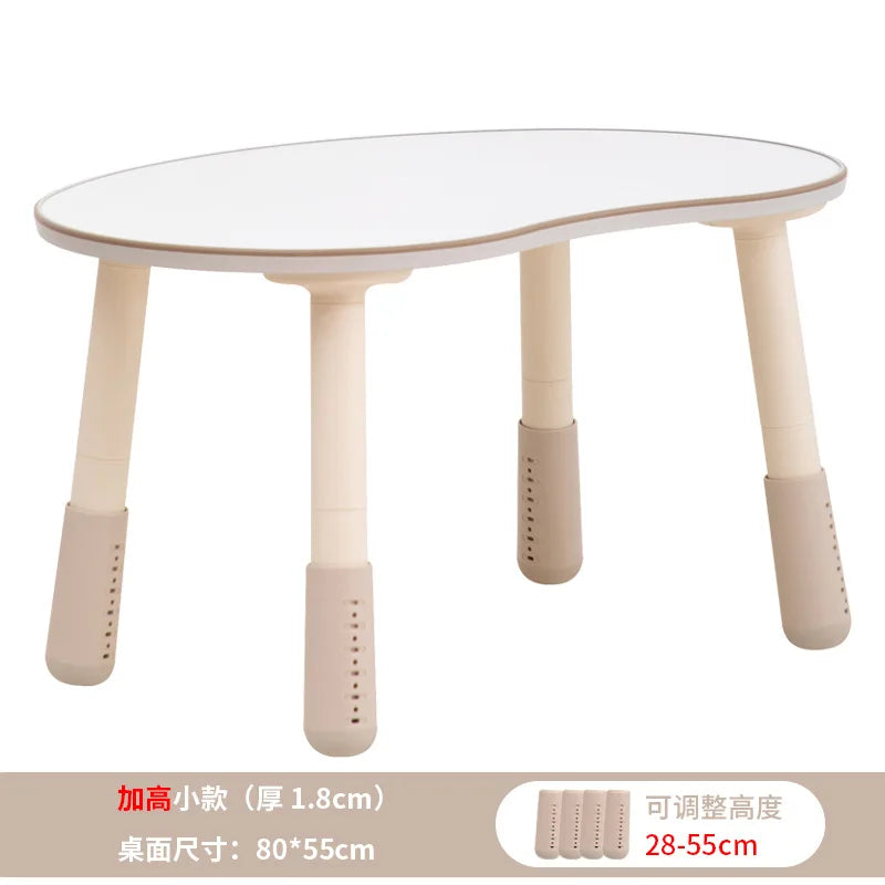 Children's Peanut Table Baby Early Education Learning Table Kindergarten Baby Reading Desk Can Lift Korean Pea Table