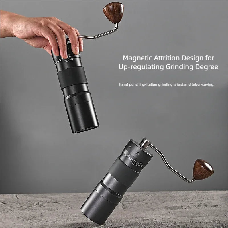 Hand Cranked Bean Grinder Seven Star Coffee Grinder Household 420 Stainless Steel Core Hand Cranked Coffee Grinder Hand Cranked