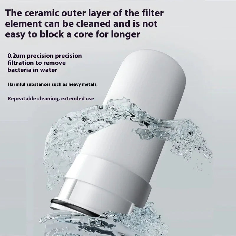 ZEXEF Faucet Filter Splash Proof Tap Water Purifier Filtration Pressurization Removable Washable Filter Water Purifier Aerator