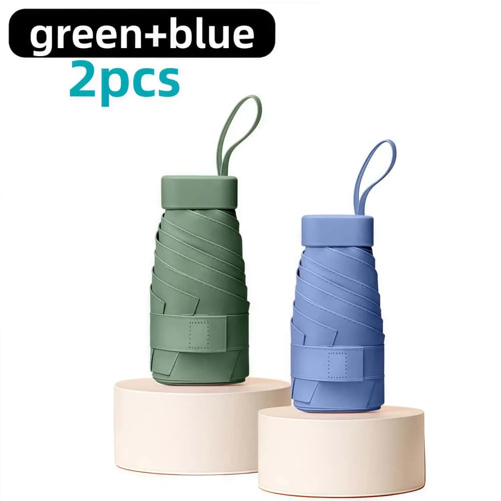 Mini UV Folding Umbrella - Lightweight Portable Parasol