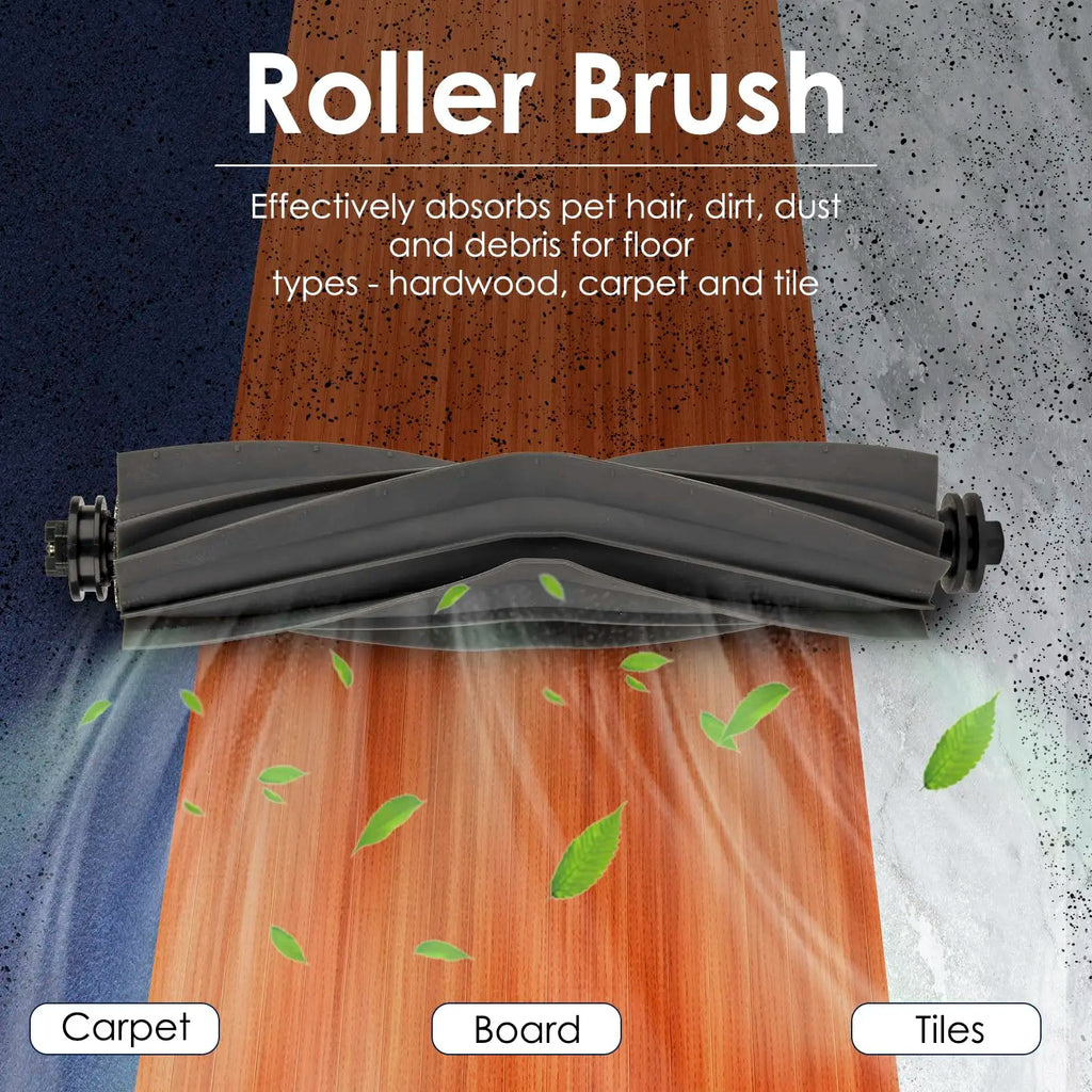 Main Brush For Xiaomi Robot Vacuum X20 + / X20 Plus For Dreame X30 Ultra/ X40 Ultra/ L10s Ultra/ L20 Ultra/ L10s Pro Ultra Parts