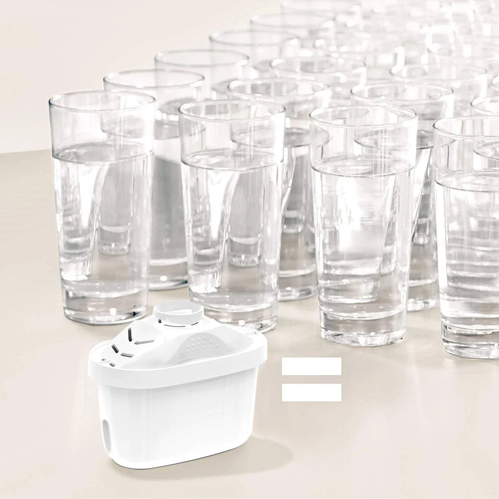 Water Filter Cartridges Compatible with Brita Maxtra+ Limescale Reduction Optimal Brita Pitcher Efficiency Pure Hydration 6 Pack