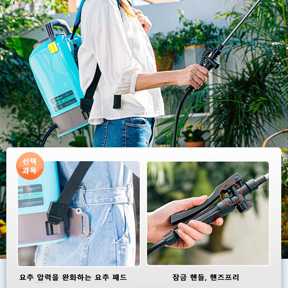10L one battery electric spray recharge spray rechargeable agricultural gardening tools high-pressure atomizing battery spray