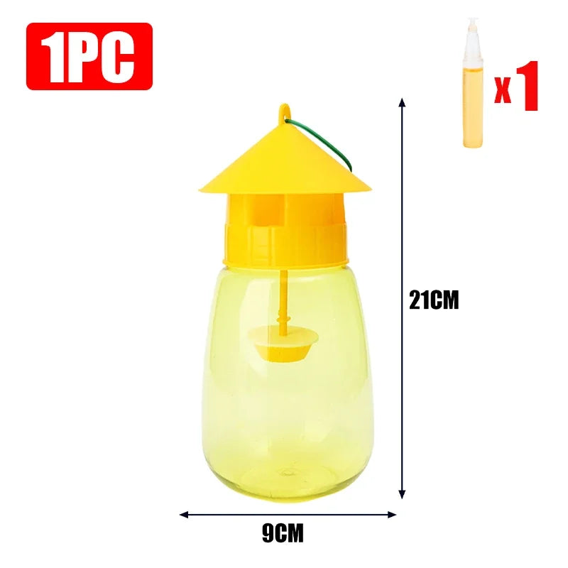 Reusable Fruit Fly Trap Killer Plastic Drosophila Mosquitoes Traps Bottle Garden Orchard Farm Insect Catcher Pest Control Tools