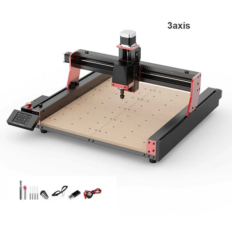 TTC450 Pro CNC Router Machine 4 Axis For Laser Engraving Cutting and cnc Machine GRBL Control Woodworking DIY Creation