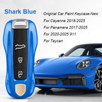 Key Case For Porsche Panamera Spyder Carrera Macan Boxster Cayman Cayenne 911 970 981 991 Smart Remote Key Case Fob Covers Bag