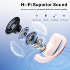 AI Language Translating Earbuds with 144 Languages Real Time Translator Earphone OWS Headphone Ear Buds for Business