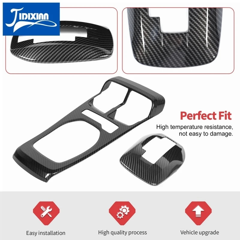 JIDIXIAN fit for Chevrolet Camaro 2010 2011 2012 2013 2014 2015 Car Interior Exterior Decoration Cover Carbon Fiber Accessories