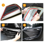 For Tesla Model Y Fog Lamp Spoiler Blade Trim Protective Cover Wolf Tooth Wind Blades ABS Car Decoration Stickers Accessories