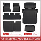 Floor Mats Cargo Liner For Tesla Model 3 2025 Highland Waterproof Anti-slip Trunk Mat TPE Pads Model 3 2024 Highland Accessories