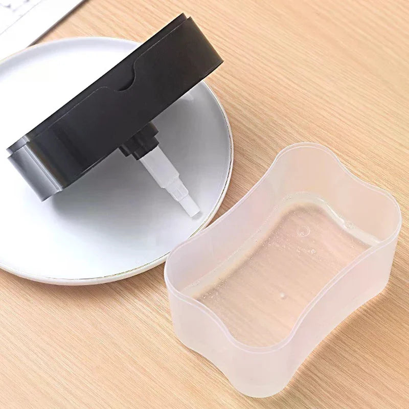 Kitchen Dishwashing Liquid Dispenser With Automatic Dispensing Box And Press-Type Dispensing