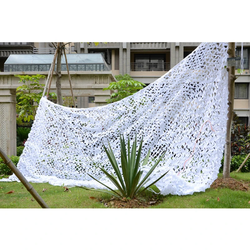 3x6M Reinforced Camouflage Nets  White Blue Black Desert Jungle Sand Garden Shade Mesh Awning 3*6m 6x3m 3x6 6x3