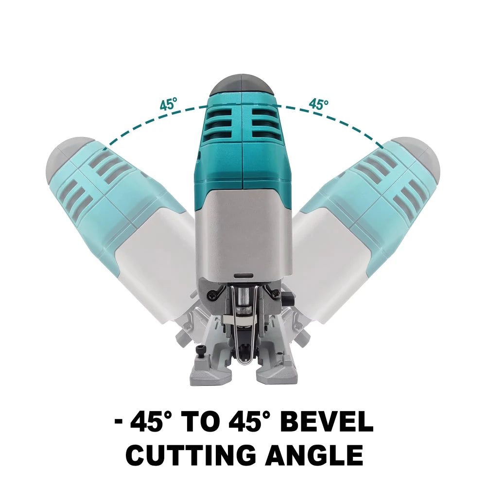 21V Brushless Cordless Jig Saw Electric Jigsaw 6 Speed 4 Position Orbital Setting Woodworking Power Tools Fit Makita 18V Battery