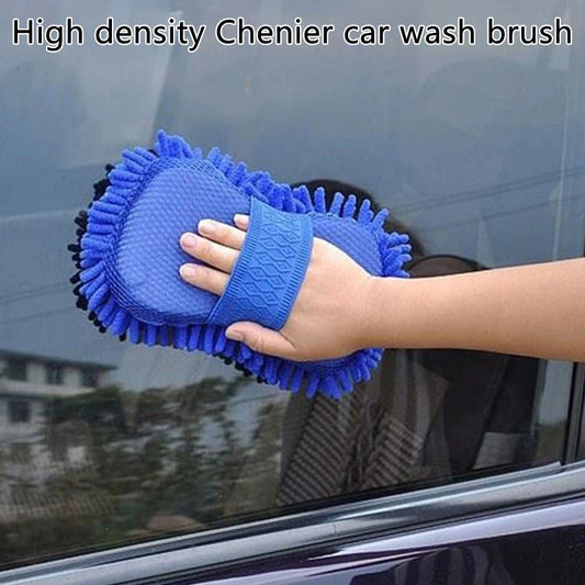 Washing Sponge Brush Soft Chenille Coral Fleece Microfiber Washing Brush Car Body Cleaning Water Absorbtion Brushes Detailing