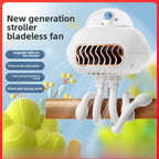 Portable Leafless Fan Octopus Design USB Charging Small Table Fan for