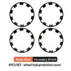 YIKUN For Tesla Model Y 20 Inch 4PCS Rim Wheel Hub Protection Rims Pat