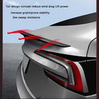 High Performance Real Carbon Fiber Spoiler for Tesla Model 3 Highland 2025 2024 Car Original Rear Trunk Tail Wing Car Accessory
