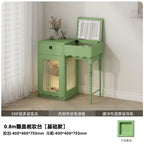 Simple Hairstyles Makeup Vanities Tables Mirror Flip Pink Light Bedroom Dressers Makeup Drawers Small Penteadeira Furniture Home