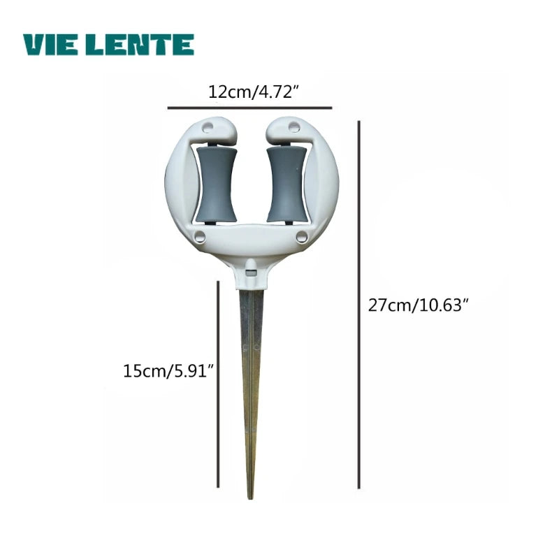 3pcs Garden Hose Guide Nail Water Pipe Positioning Holding Smooth Roller Pointed Head Outdoor Yard Garden Irrigation Tool
