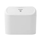 1L Car Interior Storage Case Trash Garbage Box Door Bin Push Can Mini Tray Dustbin Seat Clip Stand Holder Automotive Accessories