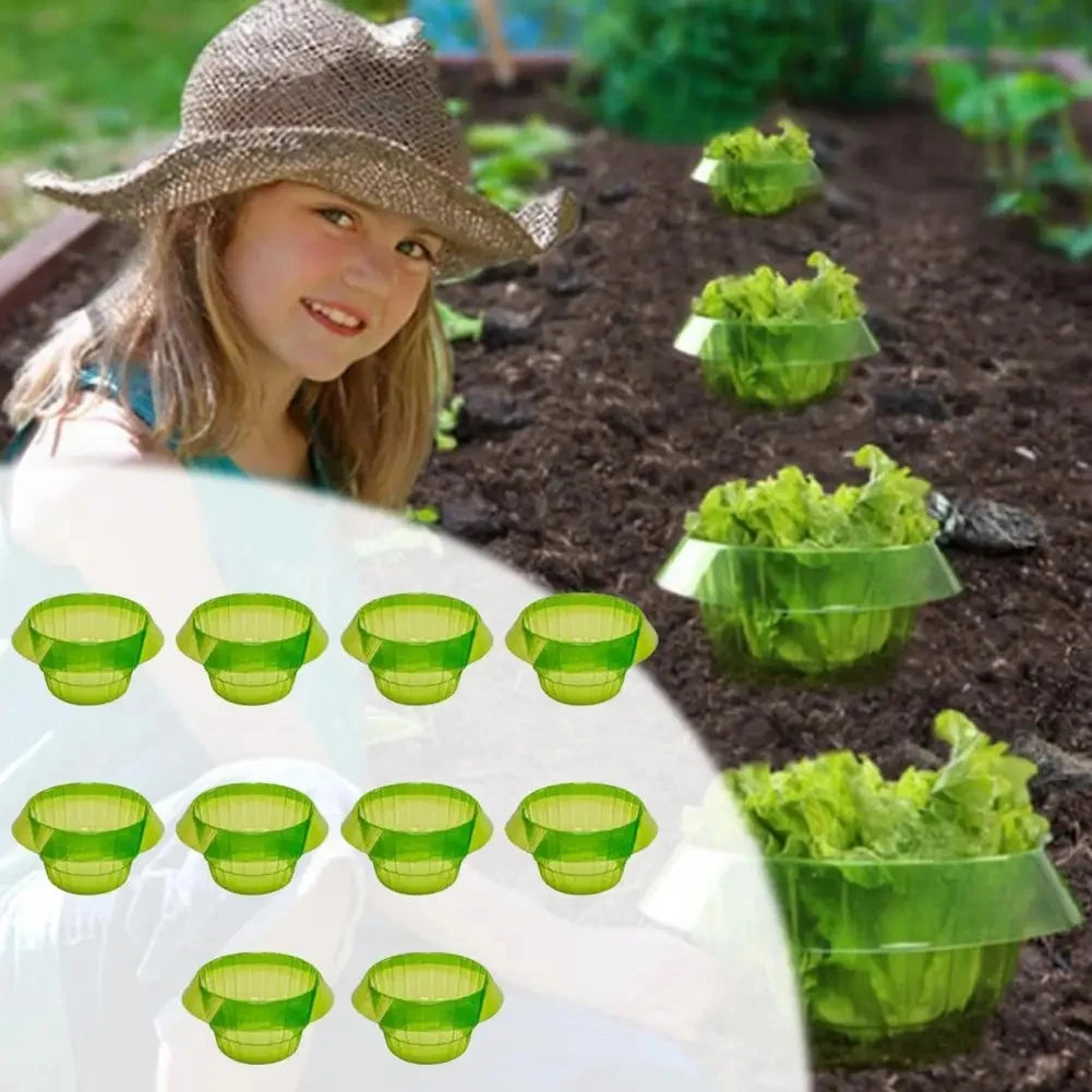 Plants Snail Protection Rings Vegetable Green Planter Flower Pot Pest Control Trapper Repel Snails Garden Protects Animal Tool