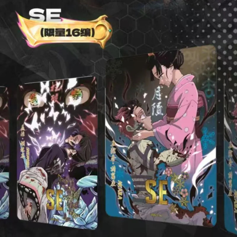 Genuine Demon Slayer Vol.6 Journey Trading Collection Card Treasured Blind Bags Animation Card Children's Toys Holiday Gifts