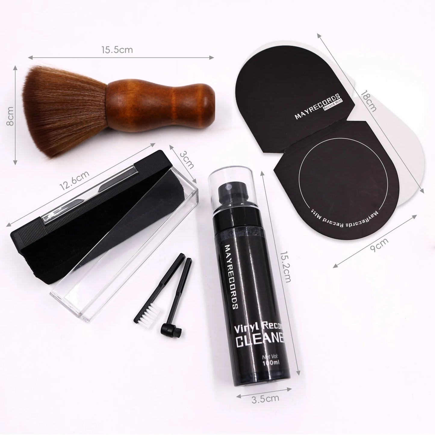 Hot Multi-Suit Anti-Static Record Cleaning Kit Dust Remover CD/LP Vinyl Phonograph Turntable Player Records Cleaning Accessories