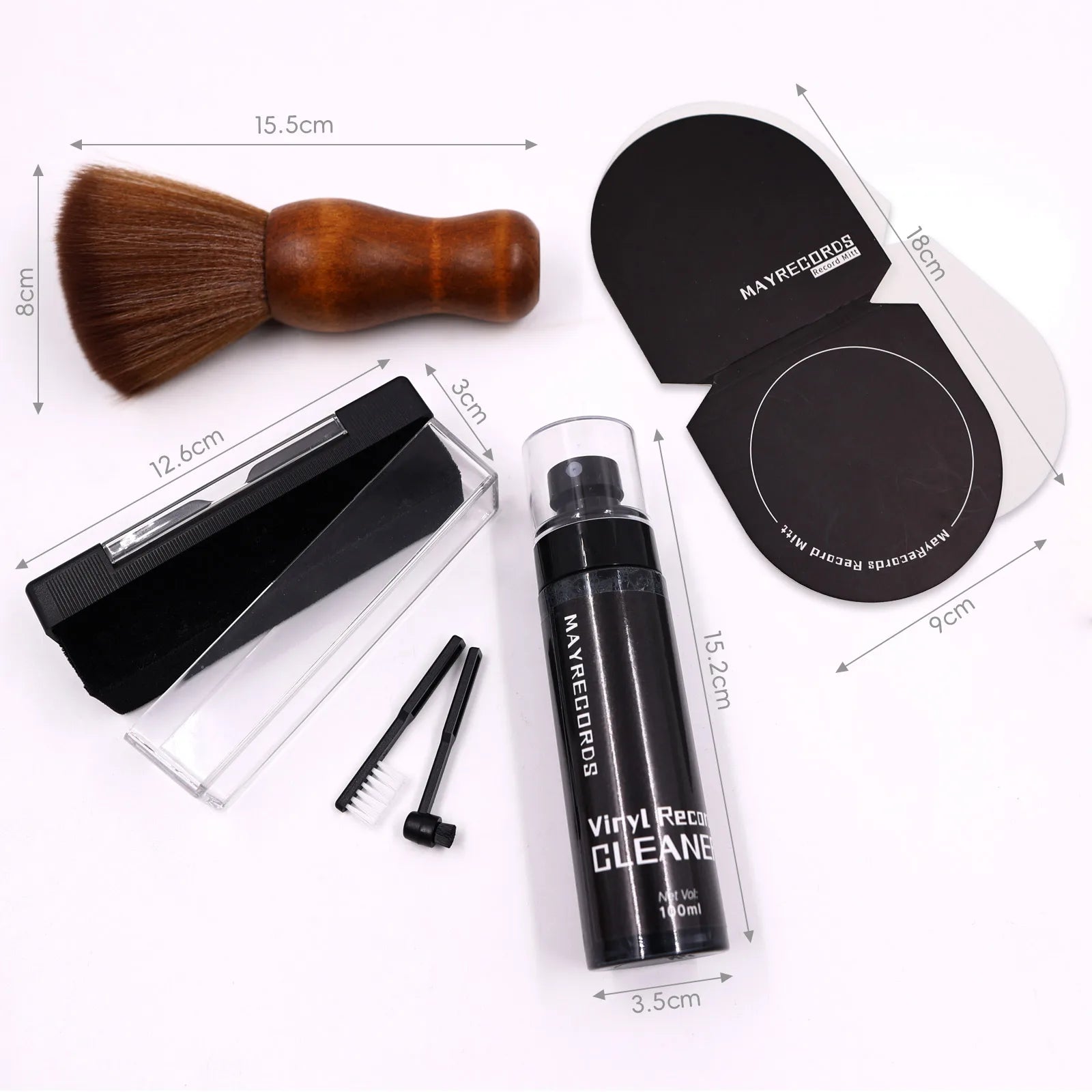 Hot Multi-Suit Anti-Static Record Cleaning Kit Dust Remover CD/LP Vinyl Phonograph Turntable Player Records Cleaning Accessories