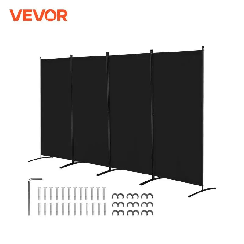 VEVOR 3/4/6 Panel Room Divider Folding Privacy Screen and Portable Freestanding Room Partitions for Office Bedroom Study Hotel