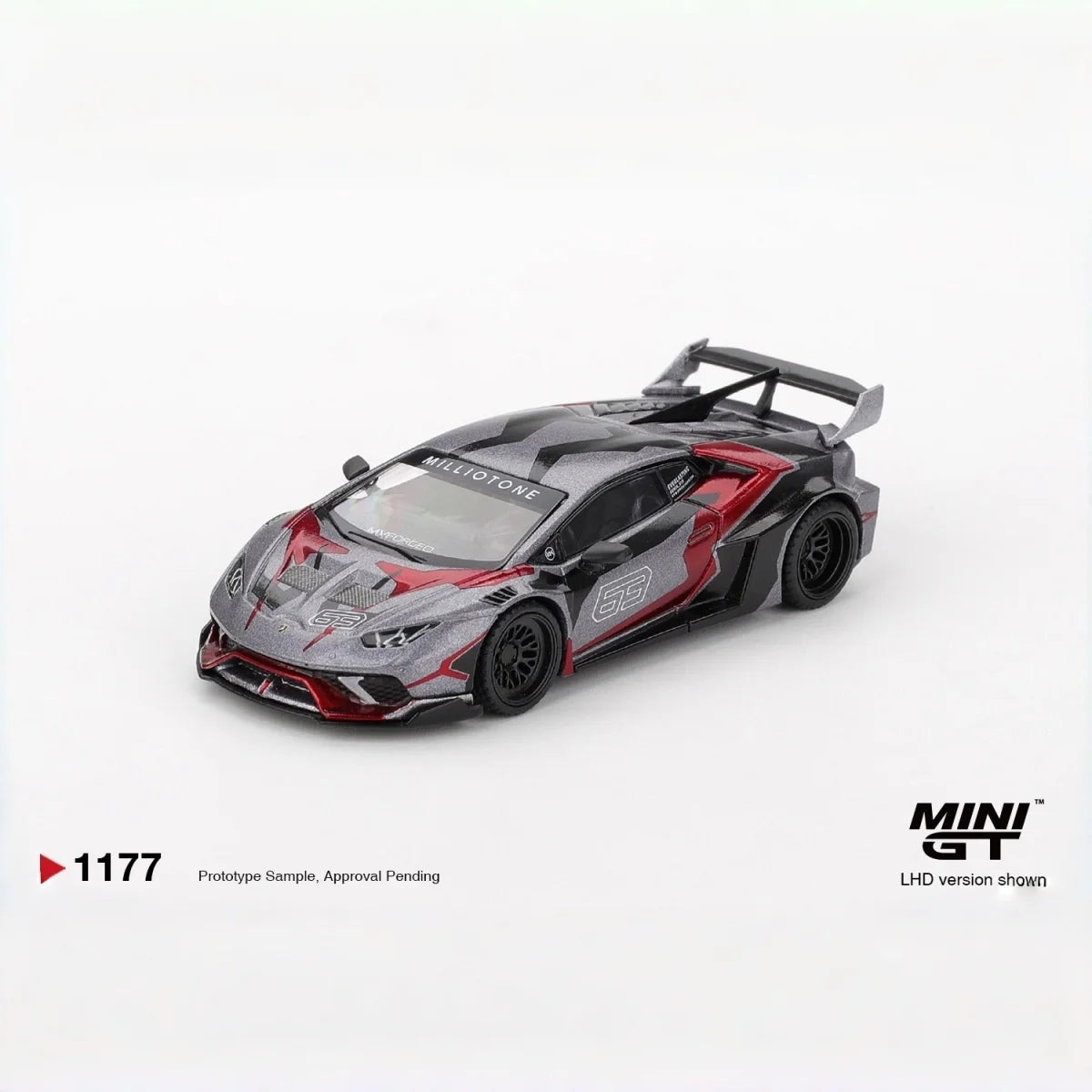 MINIGT 1:64 Lamborghini Huracán GT RONIN Countach 25th LBWORKS Alloy Die-Cast Car Model Collection Gift