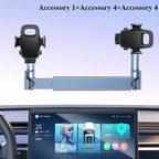 Hipacool Dual-position Car Screen Phone Holder Bracket Aluminum Alloy Adjustable for Tesla Model 3 Highland Y Car Accessories