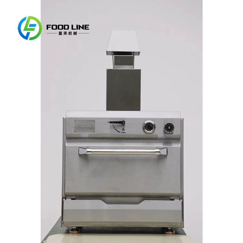 Customized Restaurant Hotel Kitchen High Quality Stainless Steel Commercial Fruit Wood Charcoal Steak Grill Oven