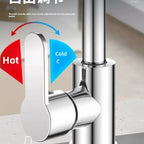 Kitchen faucet, rain waterfall, vegetable basin, dishwasher, household sink, hot and cold two-in-one pressurized