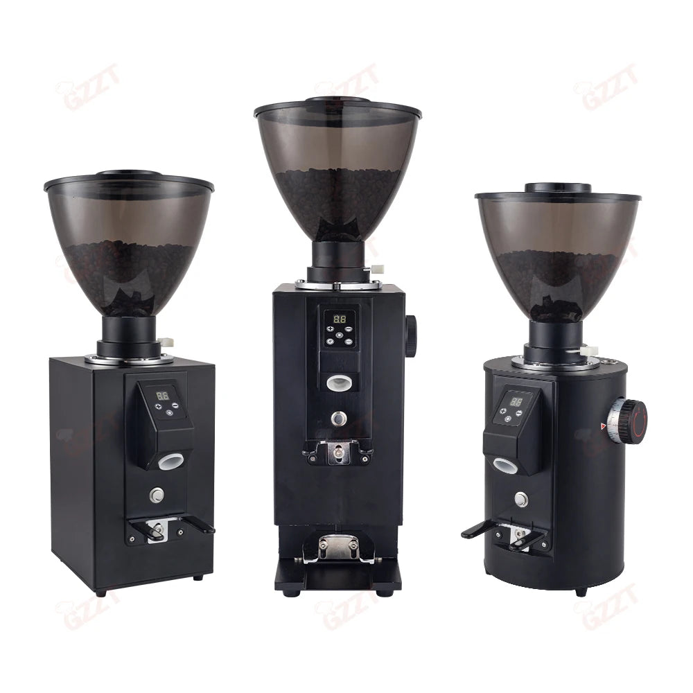 GZZT TCG64 Electric Coffee Bean Grinder 64mm Flat Burr Quantitative Grinding Maker Espresso Grinder Coffee Mill 220V 110V