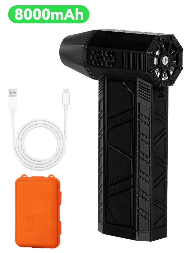 Turbo Jet Fan Powerful Air Blower 140000RPM 52m/s Electric Blower Brushless Motor Handheld Duct Fan High-Performance Cyclone 송