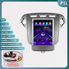 Hizpo For Tesla Style Car Radio For Ford Mondeo Mk4 Galaxy A/C 2007-2010 Carplay Screen Monitor Navigation Head Unit Player DSP