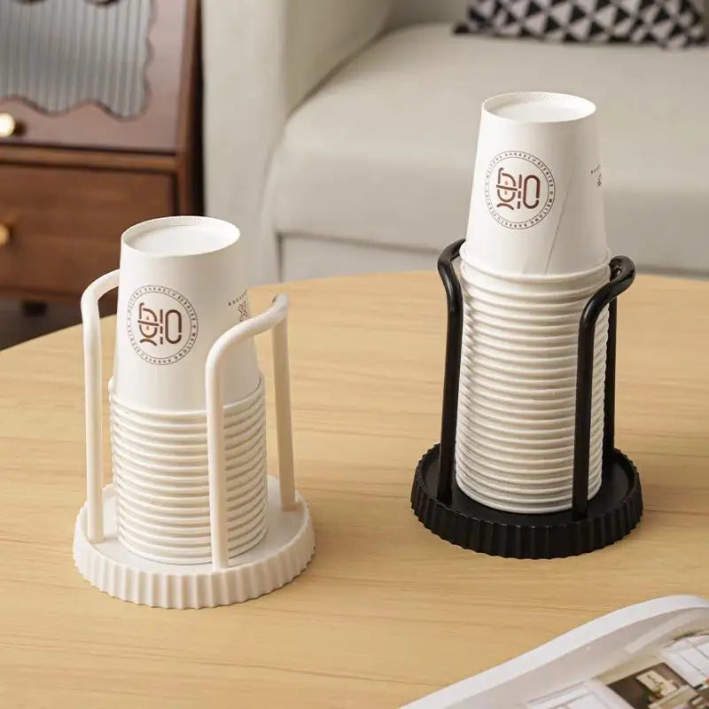 Kitchen Paper Cup Holder Disposables Cups Picker Multifunctional Desktop Cup Storage Rack Household Coffee Cup Holder For Home