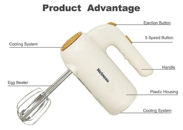 Kitchen Tools Food Mixer And Kitchenware For Cheese Butter Or Cream Hand Mixer