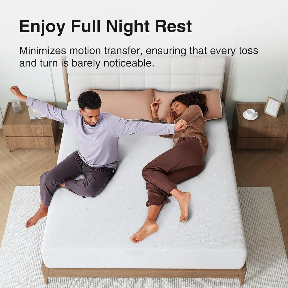 Comfort Memory Foam Mattress, 10 Inch Mattress with High-Density Support Foam for Pressure Relief & Contour Support Mattresses