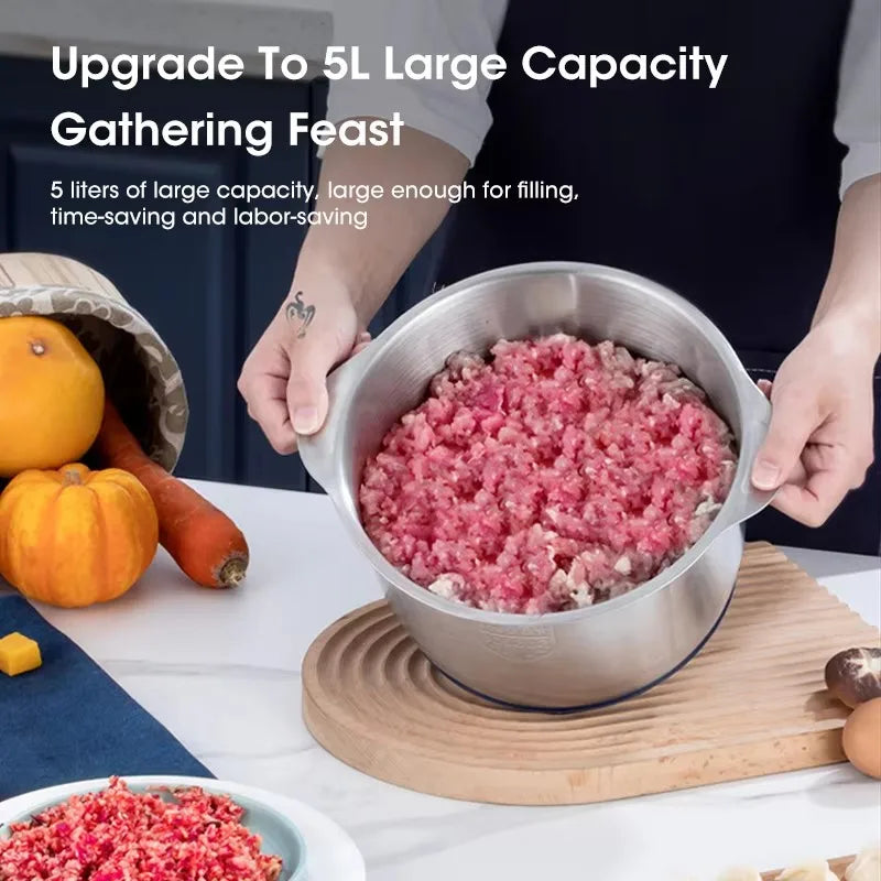 Electric Meat Grinder 304 Stainless Food Blender Multifunction Vegetable Fruit Pepper Garlic Chopper Mincer Baby Food Processor