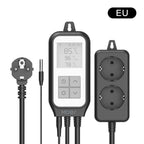WiFi Digital Temperature Thermostat Outlet Plug Heating Cooling Mode Carboy Aquarium Home Brewing Tuya Smart Life App Control